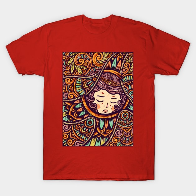 Sleeping Beauty Girl T-Shirt by Mako Design 